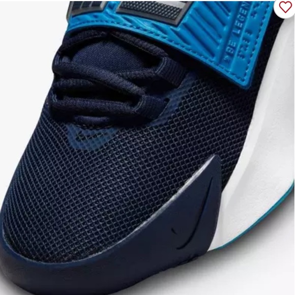 Nike Future Court 3 "Midnight Navy/Blue/Metallic Silver" Basketball Shoes size 6 - Picture 6 of 17